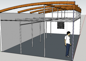 Pull Up Bars Sketchup